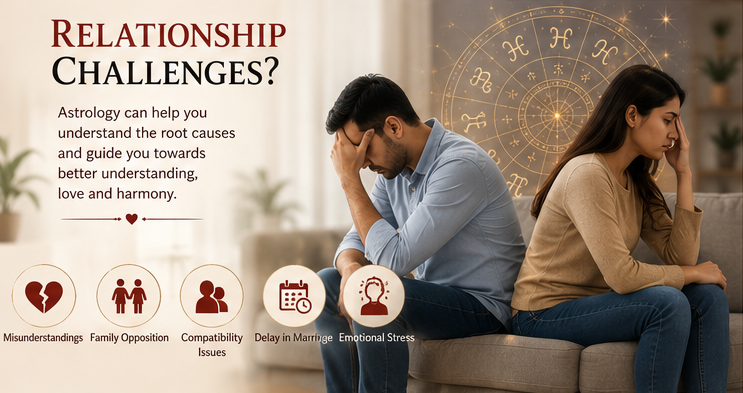 Couple facing relationship challenges while seeking guidance through traditional astrology