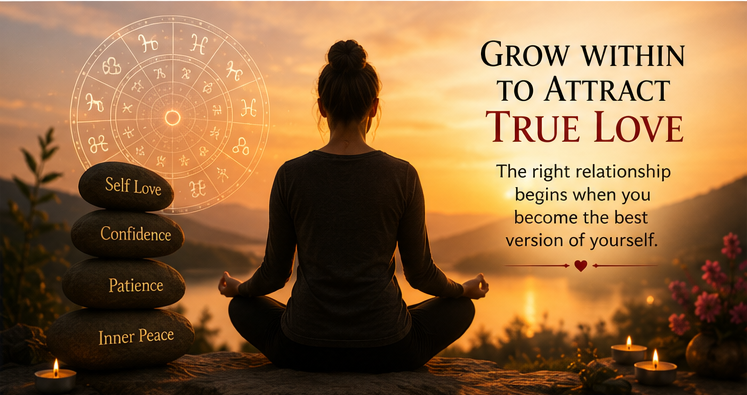 Personal growth and self-awareness supported by astrology for attracting healthy relationships