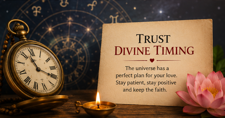 Trust divine timing through Vedic astrology for love and relationship guidance